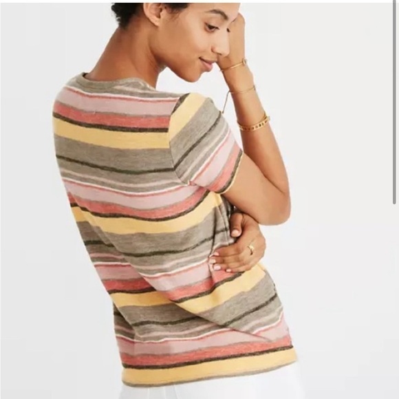 Madewell Texture & Thread striped short sleeve tee - Picture 11 of 11
